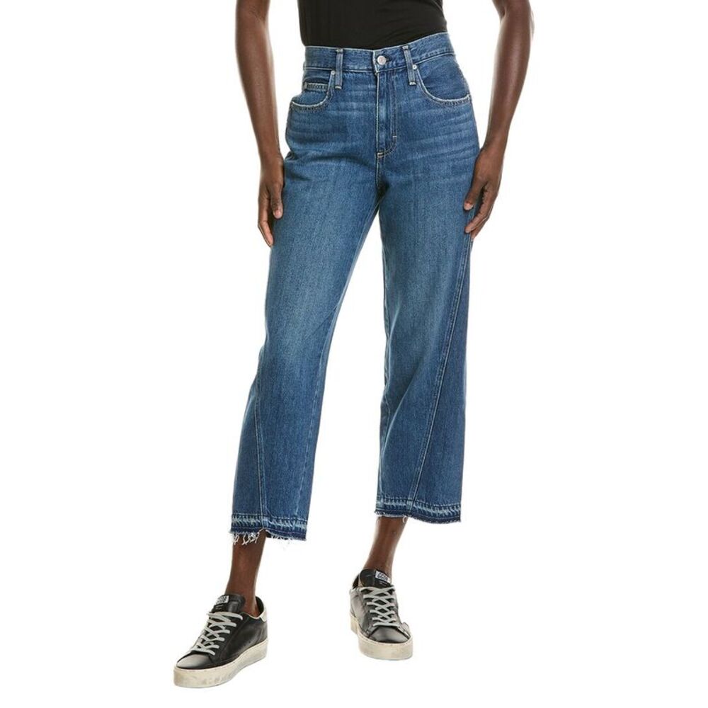 Amo Denim Womens Amo Maria Long Weekend Horseshoe Jean, Blue